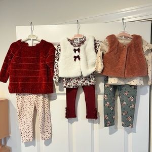 12m girls outfits